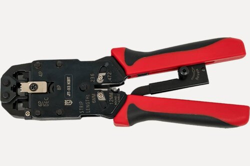 Изображение товара Кримпер для обжима RJ-разъемов JT-03 Профи КВТ, артикул 79759