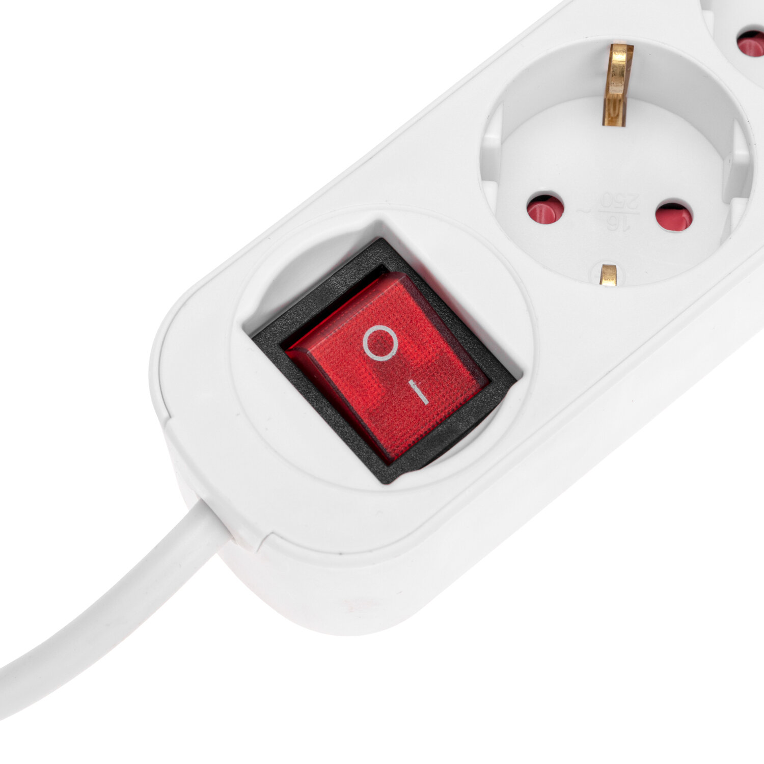 Удлинитель STANDARD 3 гнезда, 3м, 3х1,0мм², с/з, с выключателем, 2 USB, белый REXANT — фото 1