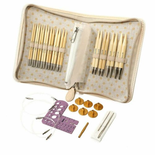 Набор съемных укороченных бамбуковых спиц CarryC Tulip TCC-16 29733₽