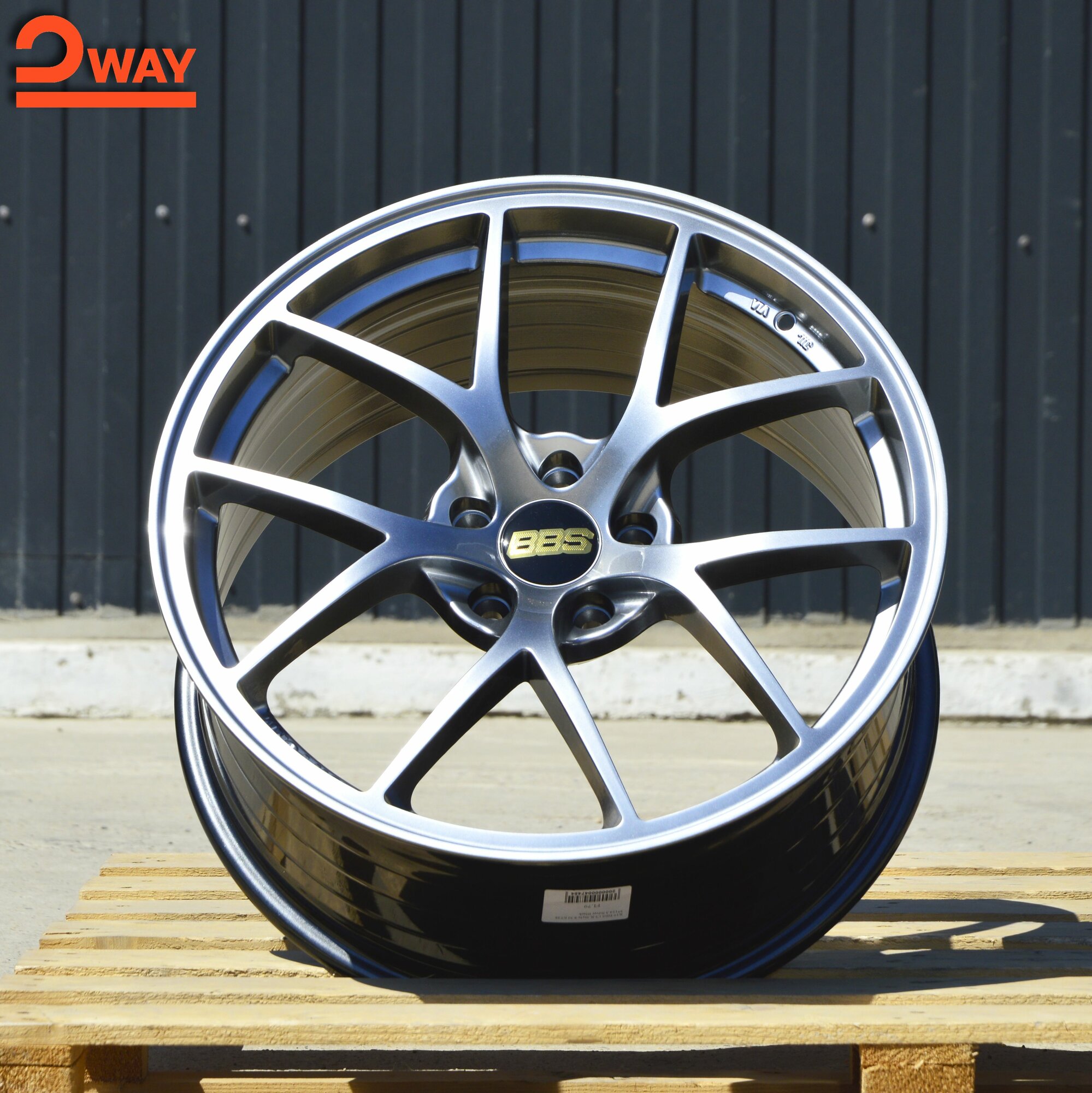 фото R19 BBS CI-R Style 8.5J ET38 5*108 Silver Black