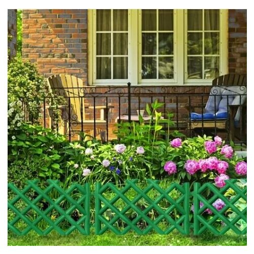 Забор декоративный садовый зеленый BAROKKO 640₽