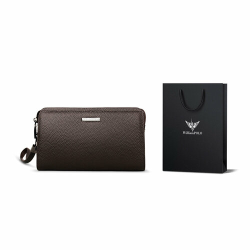 Сумка клатч WILLIAMPOLO, коричневый