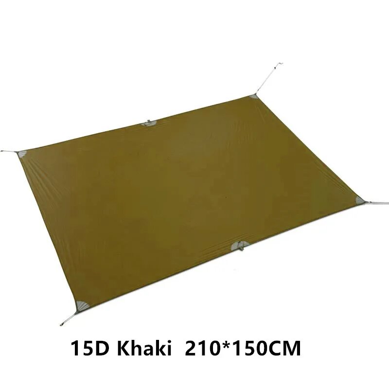 FLAME'S CREED Солнцезащитный тент 210x150 см темно-зеленый Khaki 210x150CM
