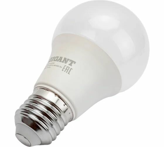 Лампочка светодиодная E27 белый свет Gigant 9Вт 4200К А60 850Лм G-E27-9-4200K