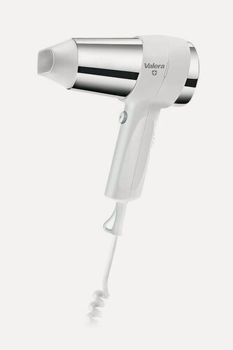 Изображение товара Фен Valera Hospitality Action 1800 Push (542.14 white/chrome), мощность 1800 Вт, регулировка температуры, холодный воздух, концентратор, профессиональный спиральный шнур