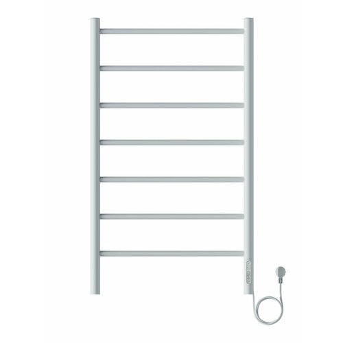 Полотенцесушитель toHit Propus 7 500х900 электро, 115Вт, правый, нерж. сталь, кноп. панель, белый мат