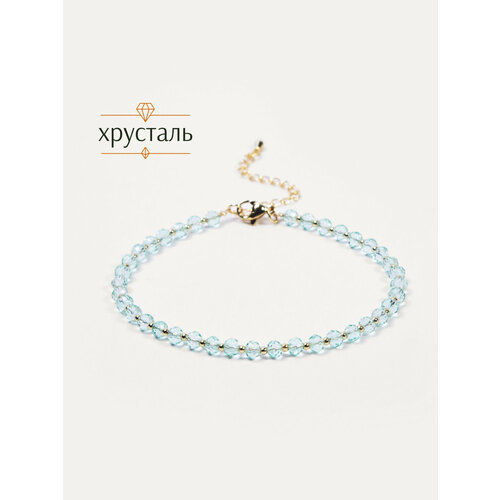 фото Браслет на ногу brandlove, длина 21 см, 1 шт., голубой