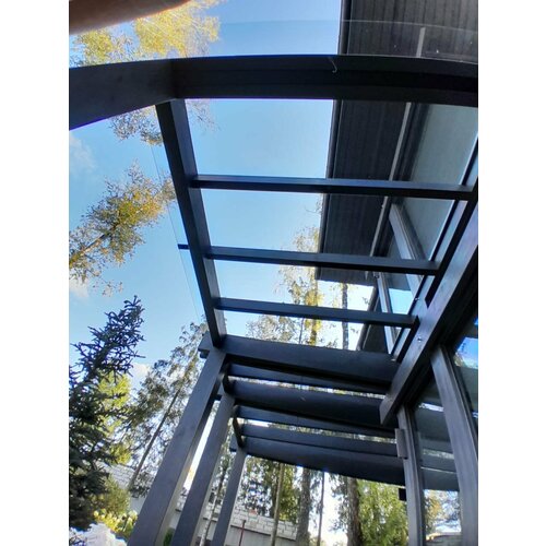 Монолитный поликарбонат прозрачный 2мм 205 x 305 метра Стандарт 5950₽