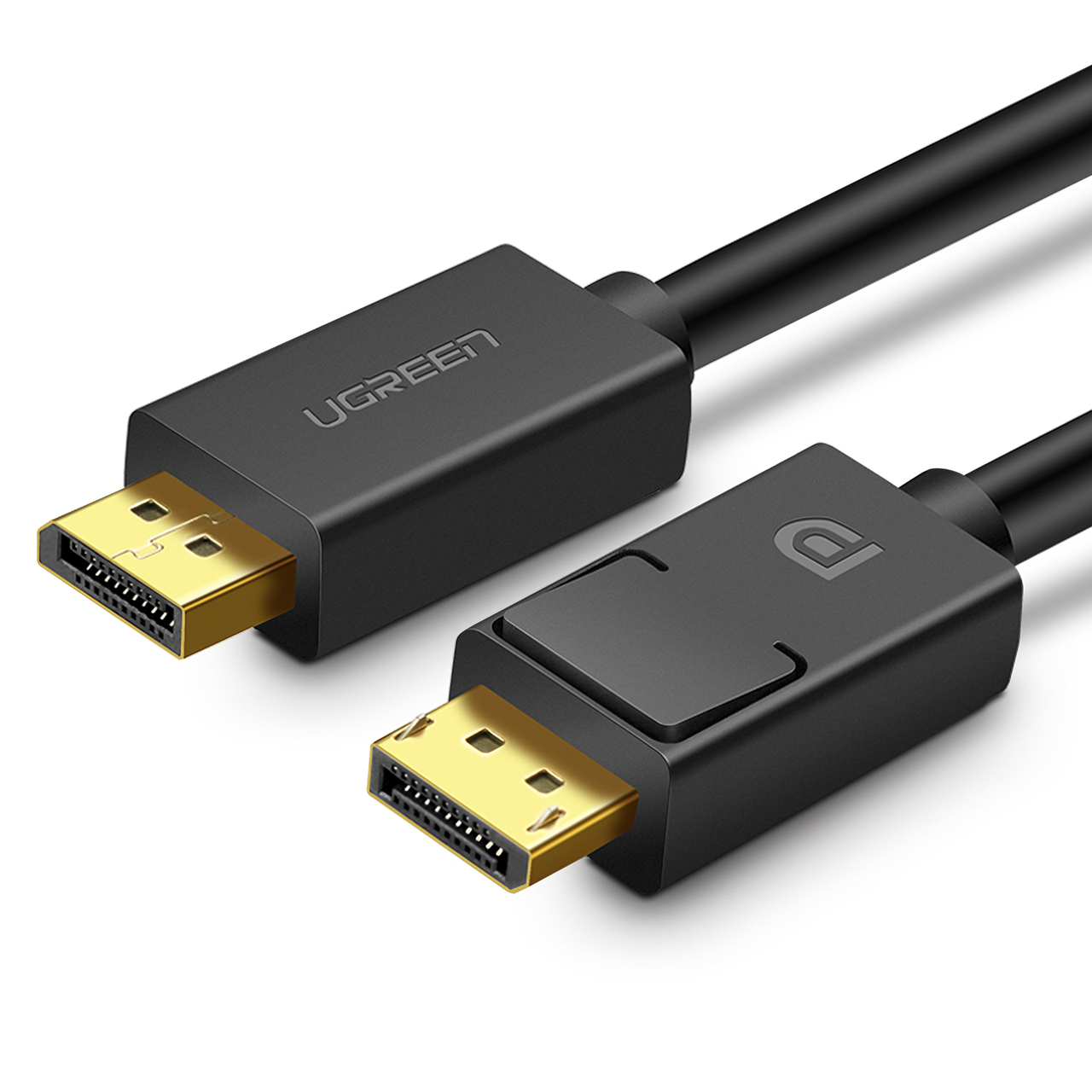 Кабель UGREEN DP 1.2 Male to Male Cable 2m DP102 Black (10211)