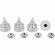 Конус Oehlbach 55042 Excellence Spikes S2000 Chrome 4-pcs