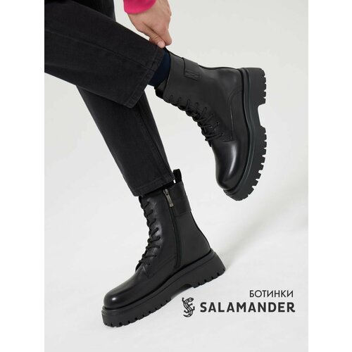 фото Ботинки salamander, размер 40, черный