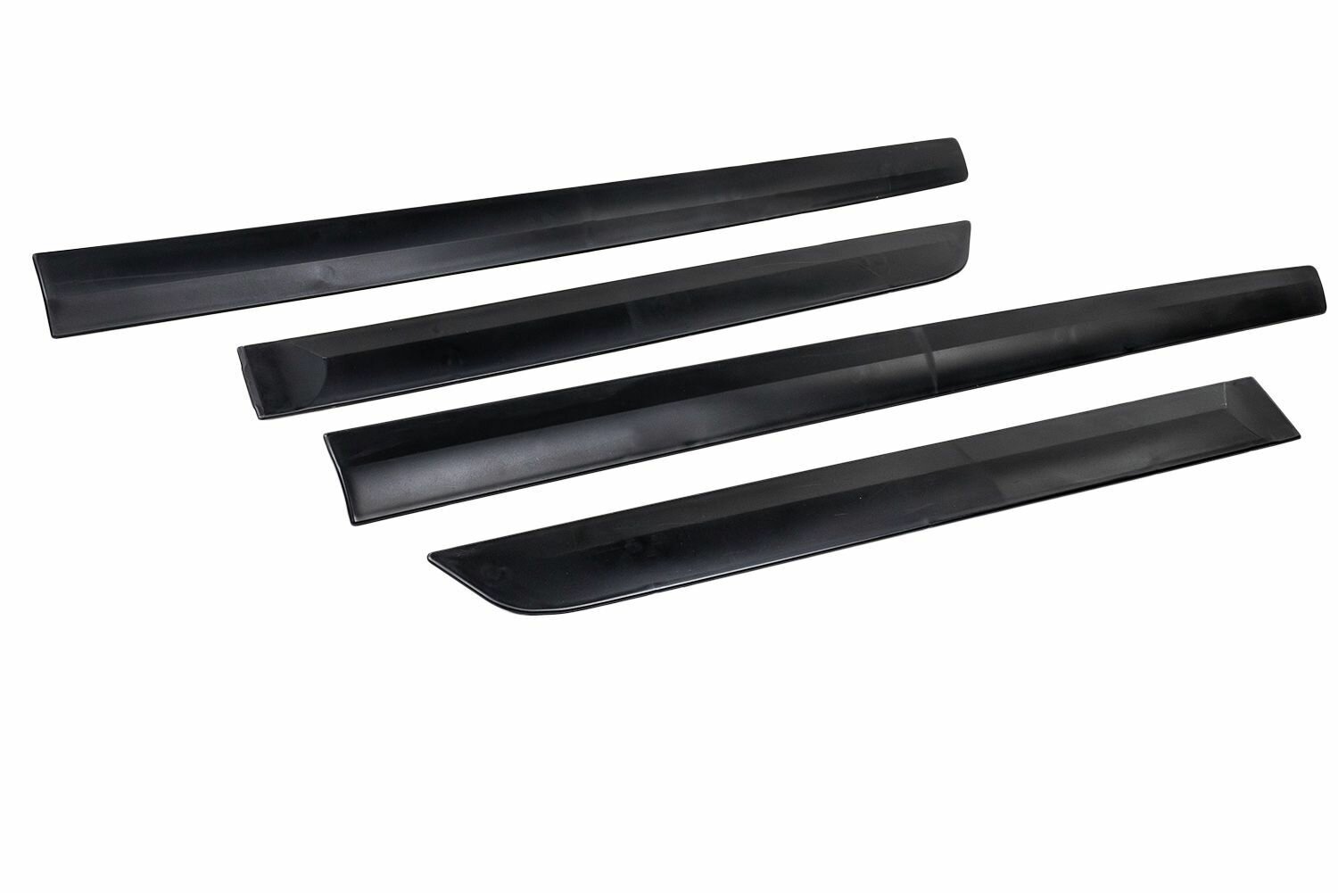 Пластиковые молдинги дверей Тюн-Авто неокрашенные для Лада Гранта Калина Калина 2 Datsun
