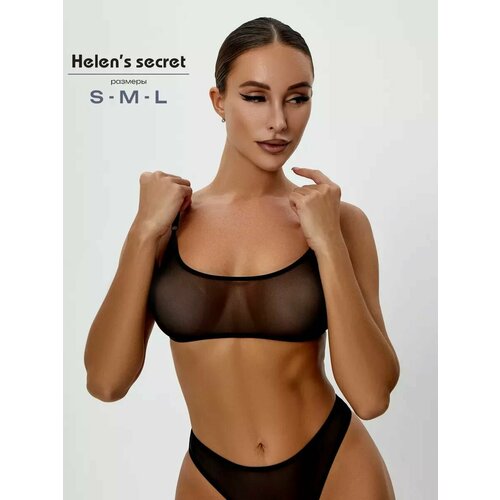 фото Комплект нижнего белья helen's secret зима-весна 2025, размер m, черный