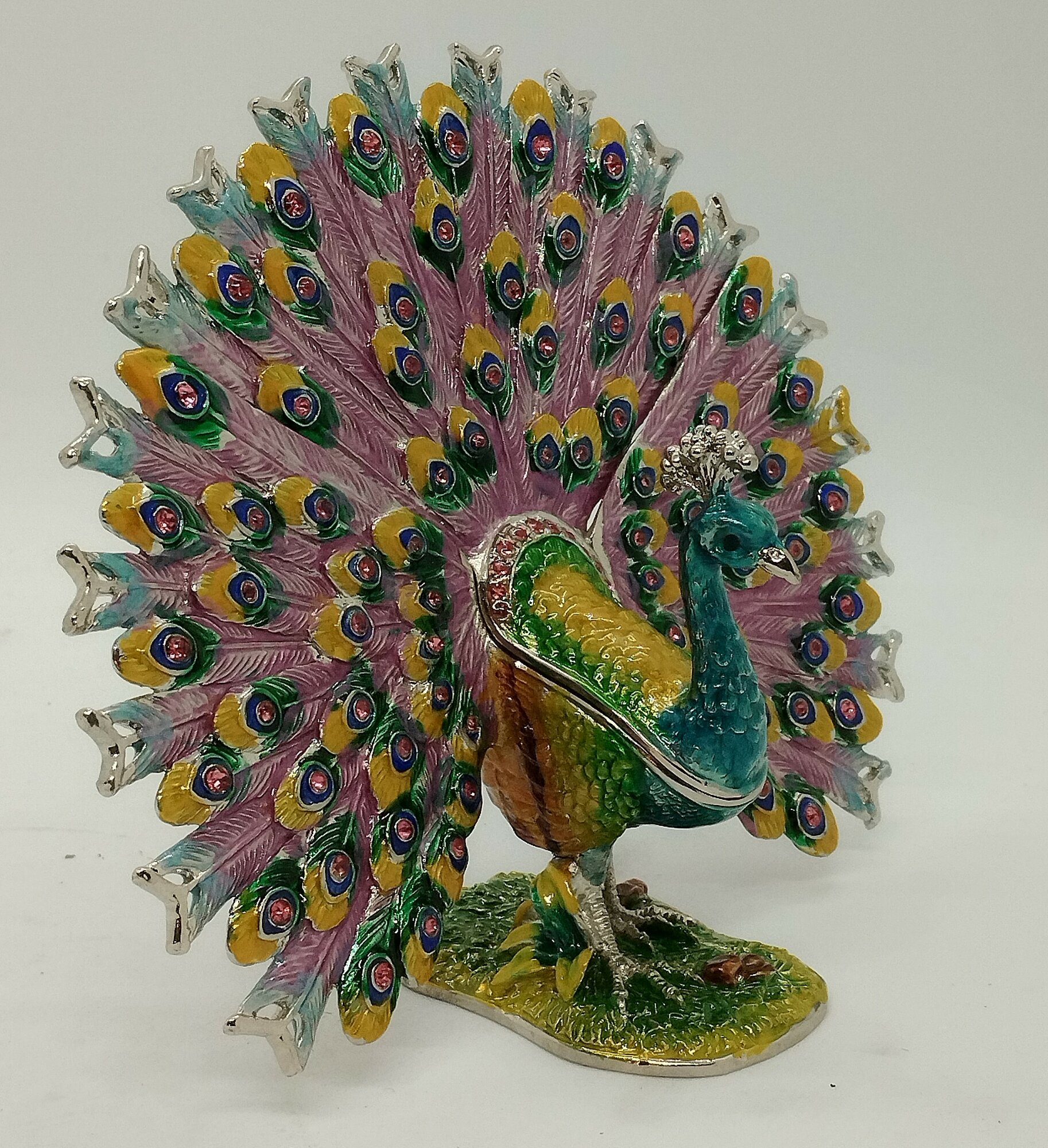 Шкатулка Фаберже "Павлин" ВР1019 — фото 1