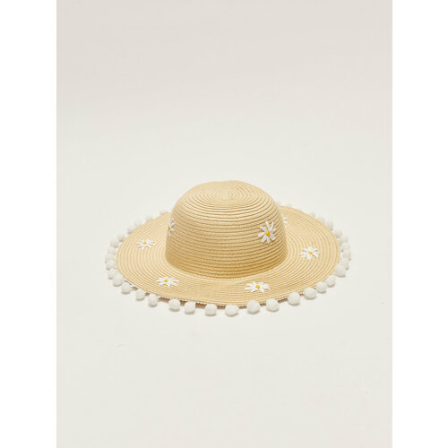 фото Шляпа lc waikiki для девочек, размер 10-12 лет, light beige