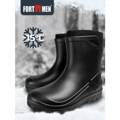 фото Полусапоги fortmen, размер 44, черный