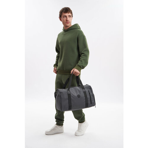 Сумка Journey, фактура гладкая, серый