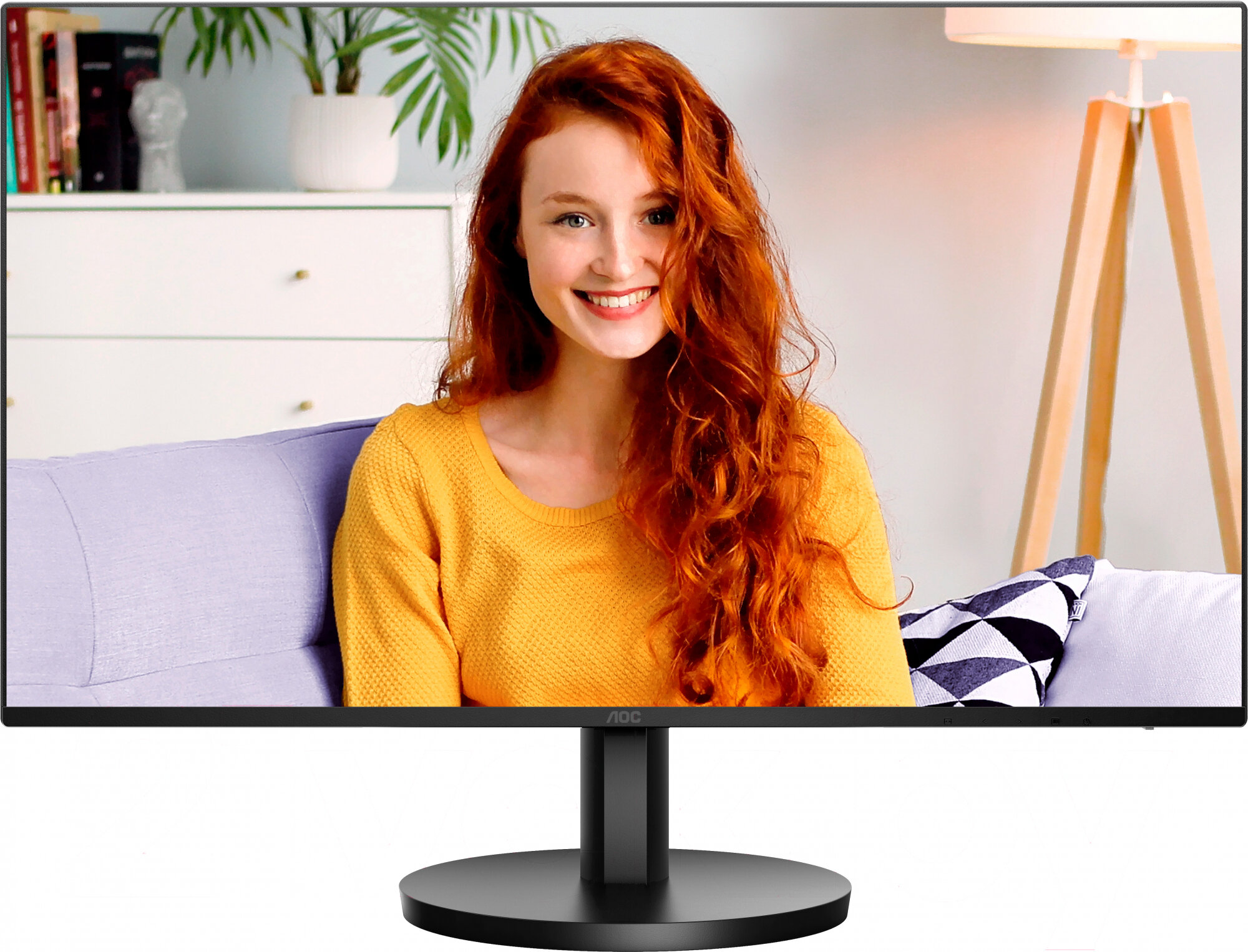 AOC 23.8" 24B3HA2 Black (IPS, 100Hz, Adaptive Sync, HDMI, VGA, speakers)