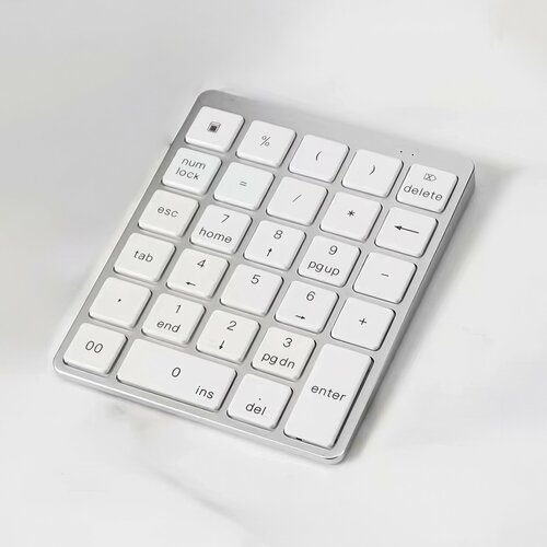 Беспроводной цифровой блок клавиатуры Aigo Slim Keypad Numpad N970 Pro белый 321900₽