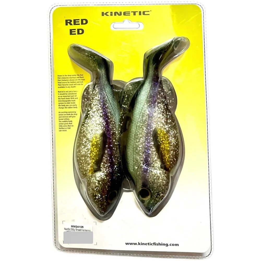 Джиггер Kinetic Red Ed 280-295g 165 Shoeshine Herring MM24105 — фото 1