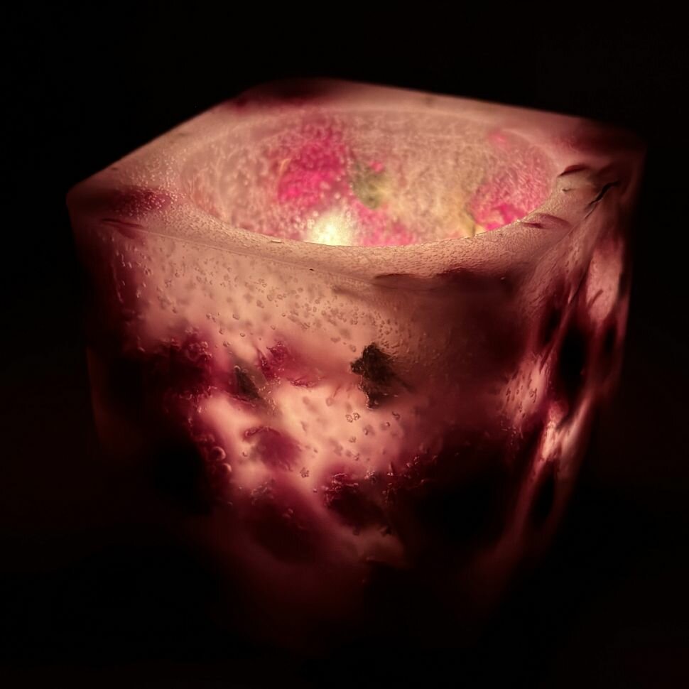 Пластиковая форма для изготовления свечей с полым цилиндром EPOXYMASTER, 8х8см — фото 1