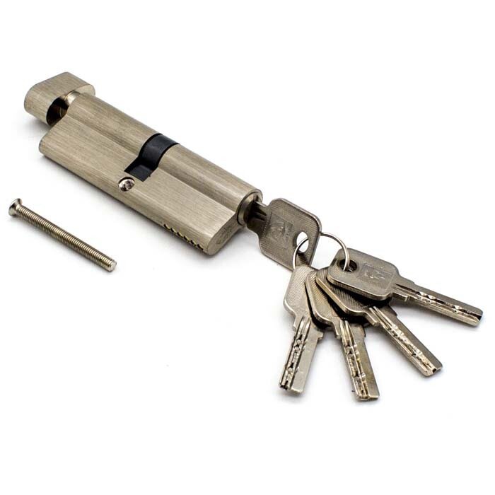 Цилиндр замка 45*45 Z CRW ключ/ручка SN