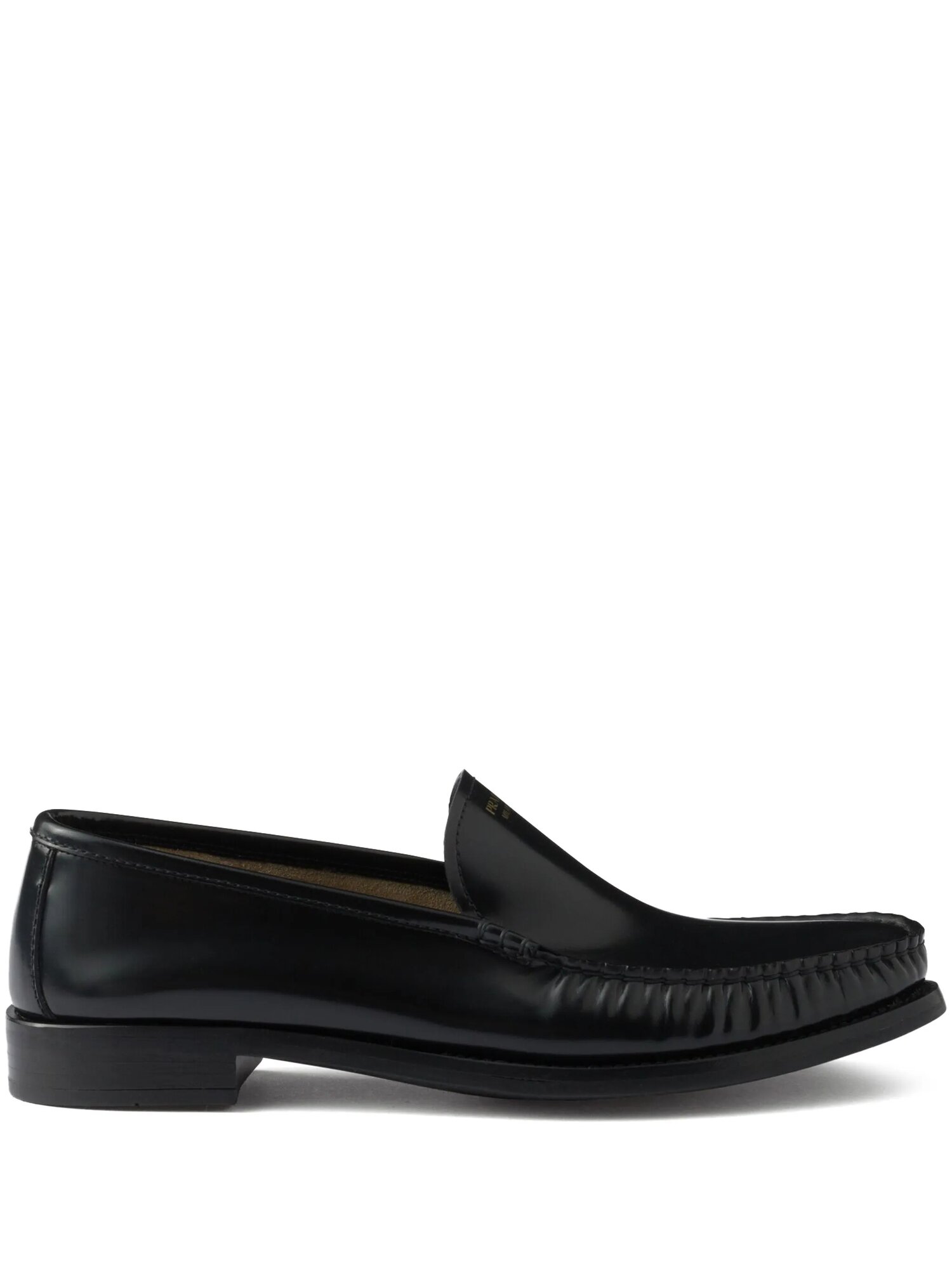 Лоферы Prada, размер 40,5 IT, черный