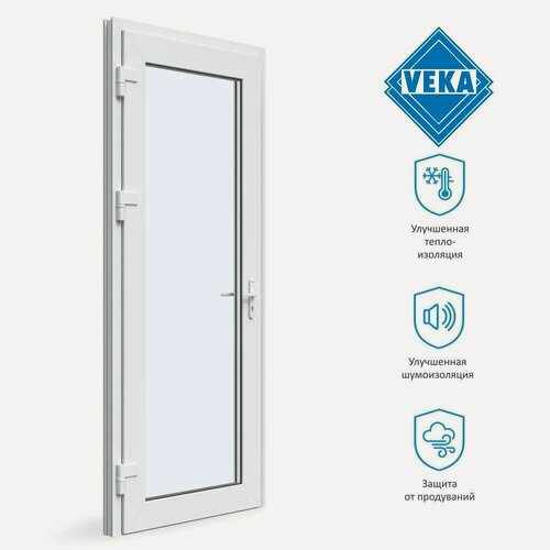 Изображение товара Пластиковая входная дверь VEKA WHS 60 ( 800ш х 2000в ) однокамерная