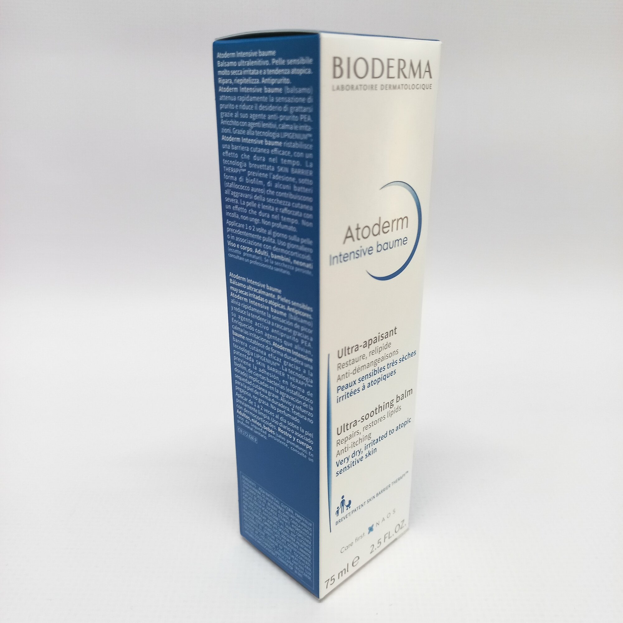 Bioderma Бальзам для тела Atoderm Intensive Baume, липидовосстанавливающий, 75 мл — фото 1