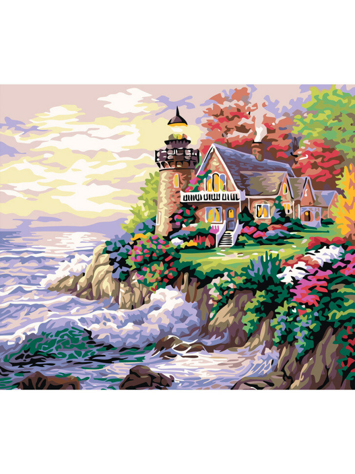 Картина по номерам "Дом у моря" — фото 1