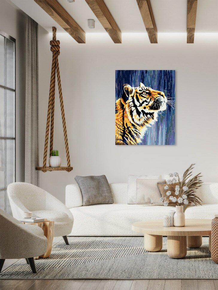 Картина по номерам "Изящный тигр" — фото 1