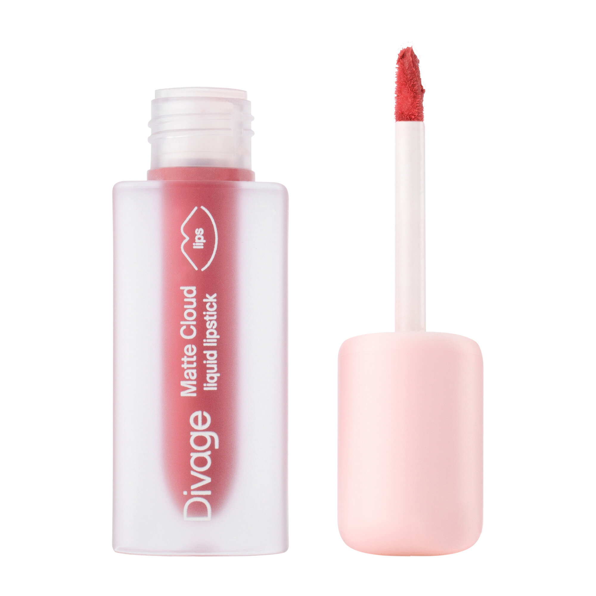 Помада DIVAGE Matte Cloud Liquid, жидкая, матовая, тон 06, розовая, 2,8 мл — фото 1
