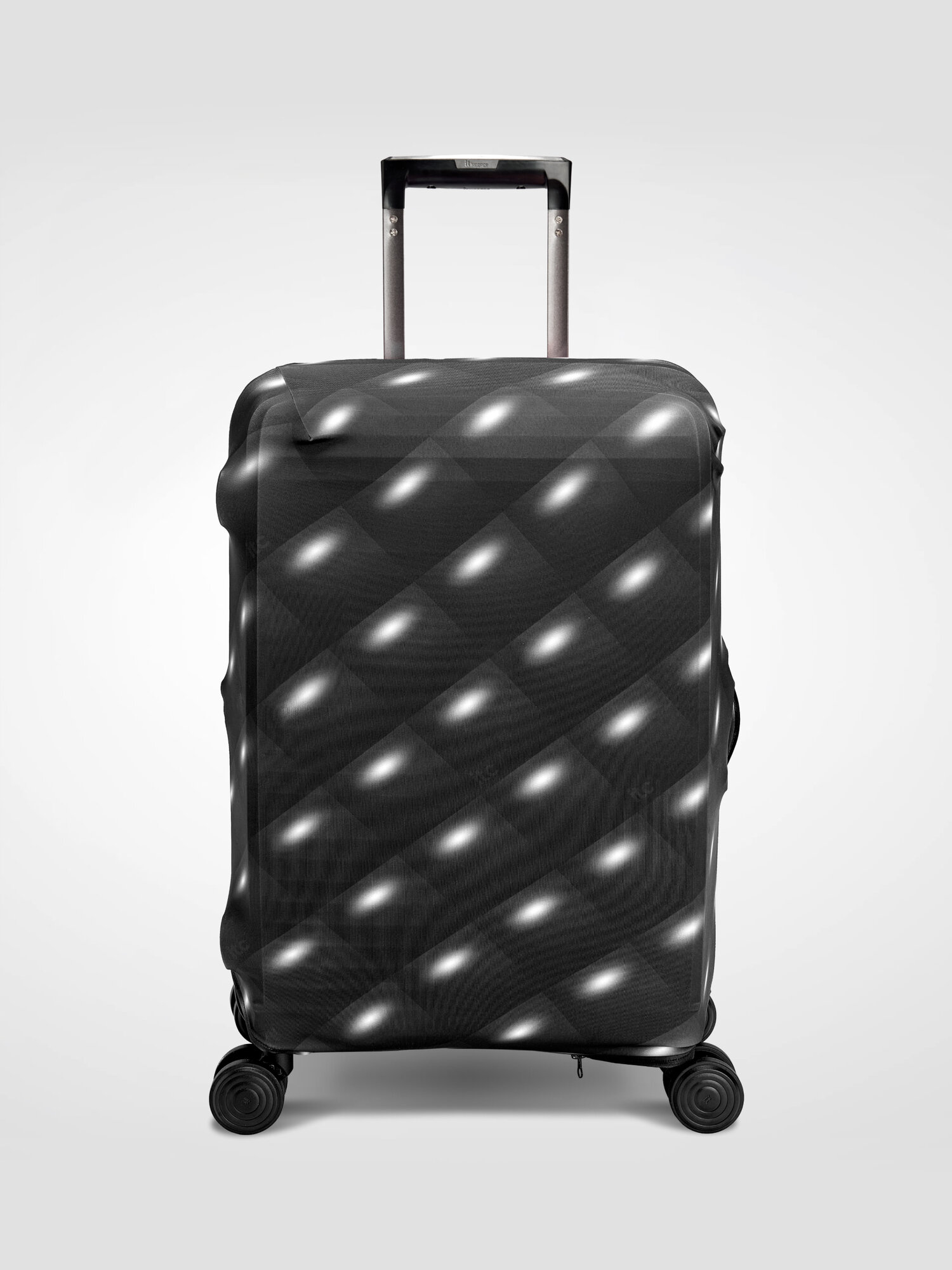 Чехол для чемодана itcovers, размер S, серый, черный — фото 1