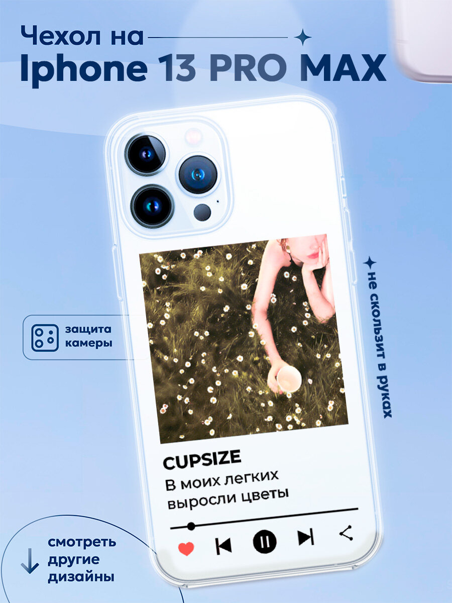 Чехол на Iphone 13 Pro Max с принтом Трек CUPSIZE