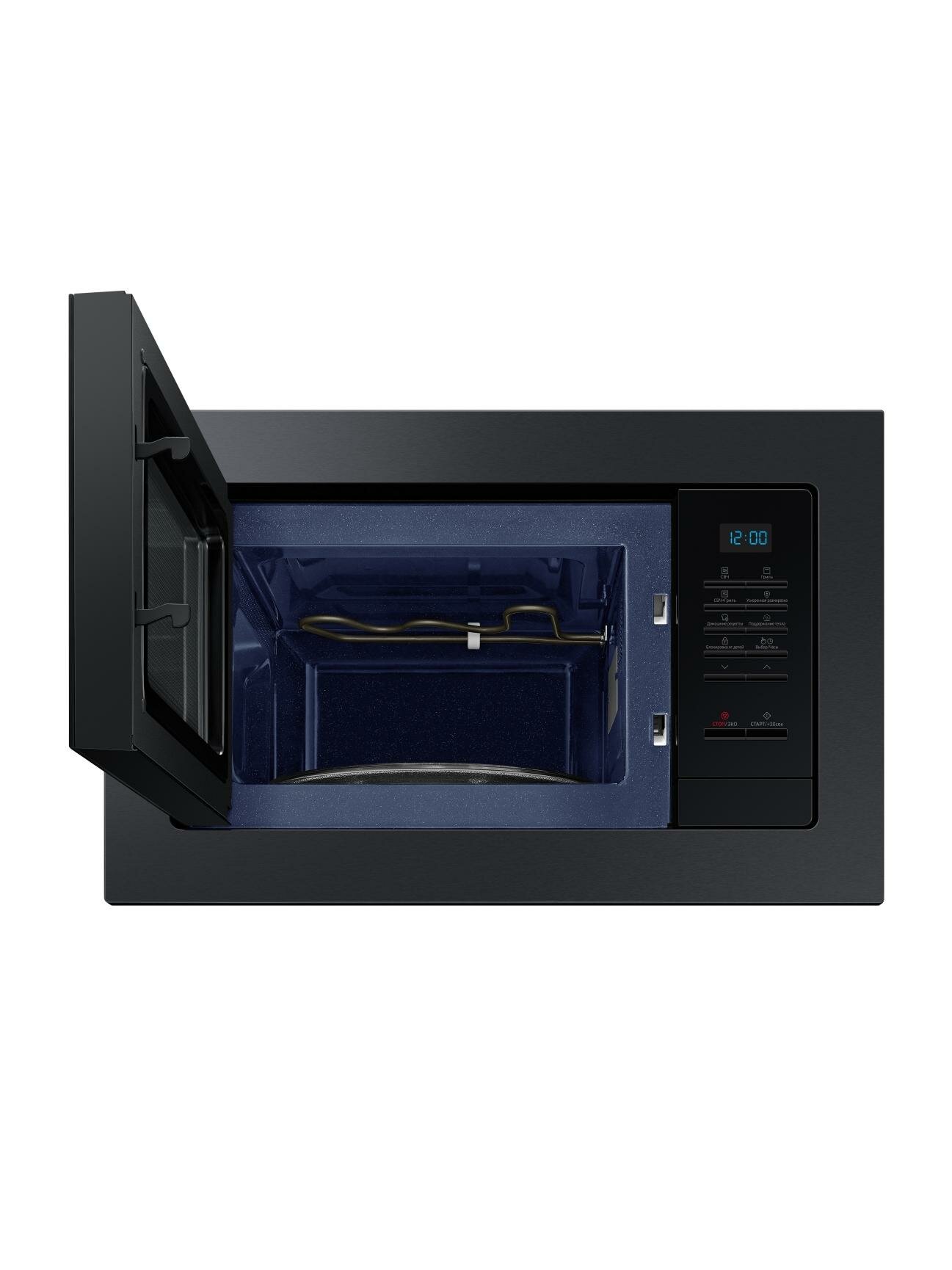 Встраиваемая микроволновая печь Samsung MG23A7013AA темная сталь — фото 1