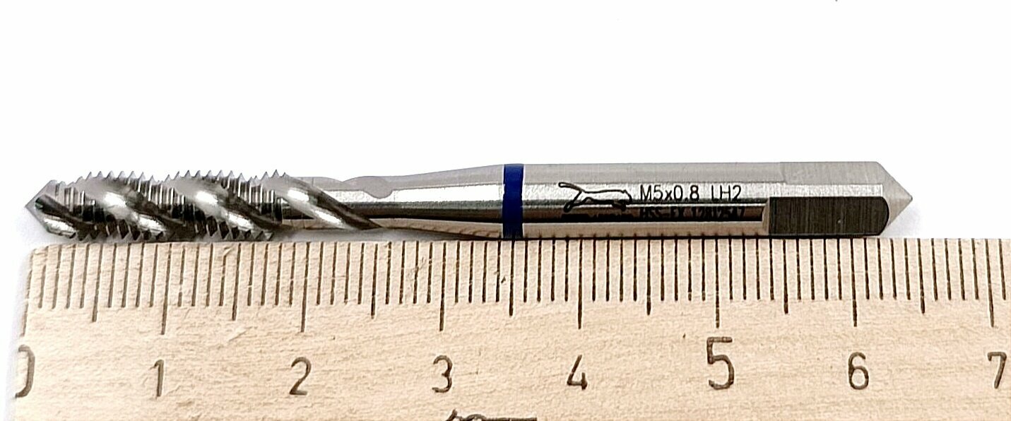 Метчик М5х0,8 LH2 HSS-EX винтовой SFT (по стали) — фото 1
