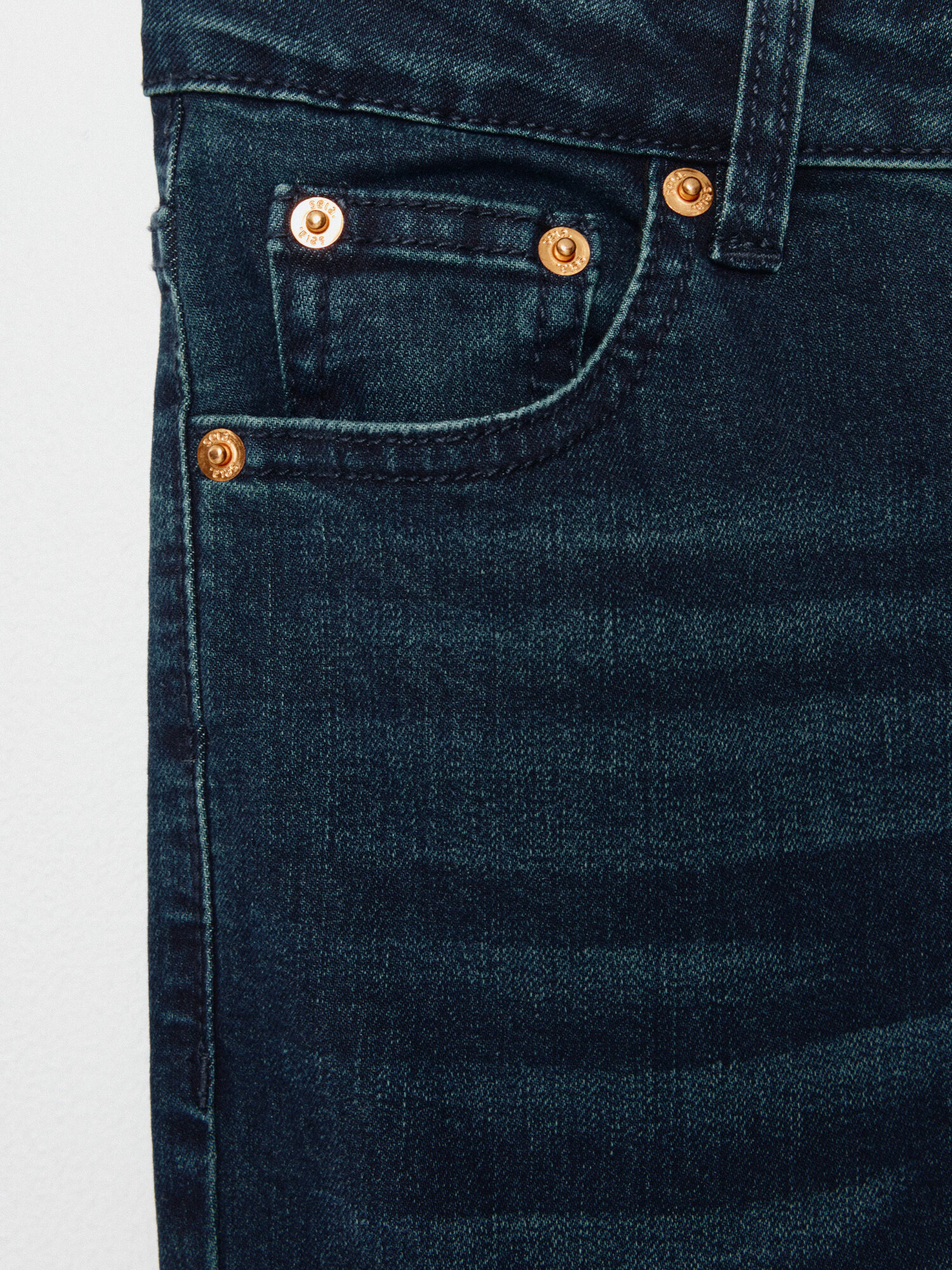 Джинсы Sela Осень-зима 2025, размер 128, сырой индиго — фото 1