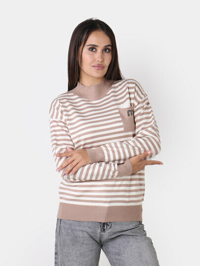 Свитер размер One Size, , бежевый — фото 1