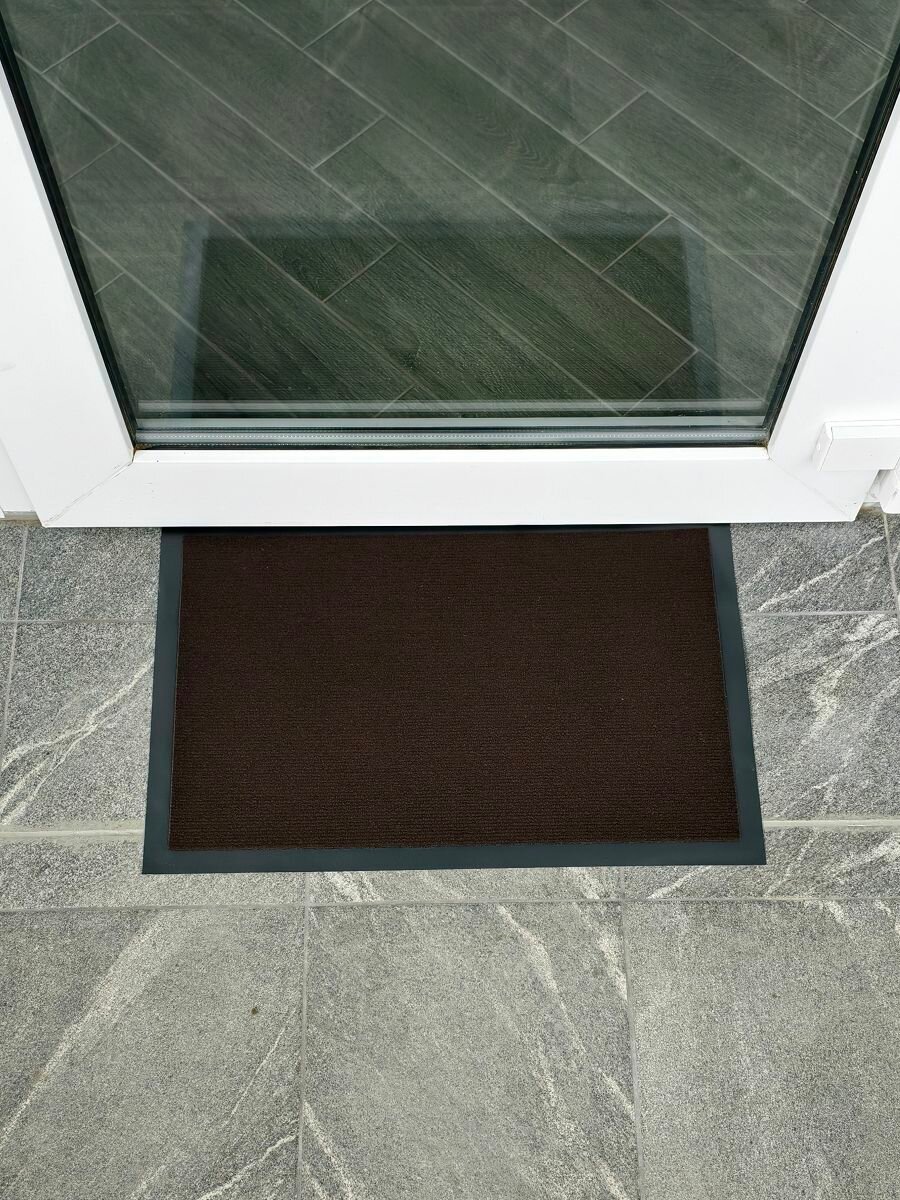 Коврик придверный 40х60 степ входной коричневый — фото 1