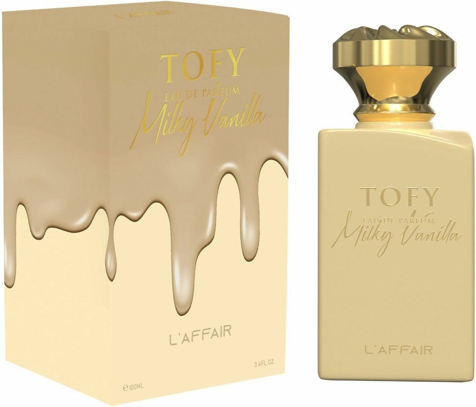 Парфюмерная вода для женщин Tofy Milky Vanilla L'AFFAIR, 100 мл.