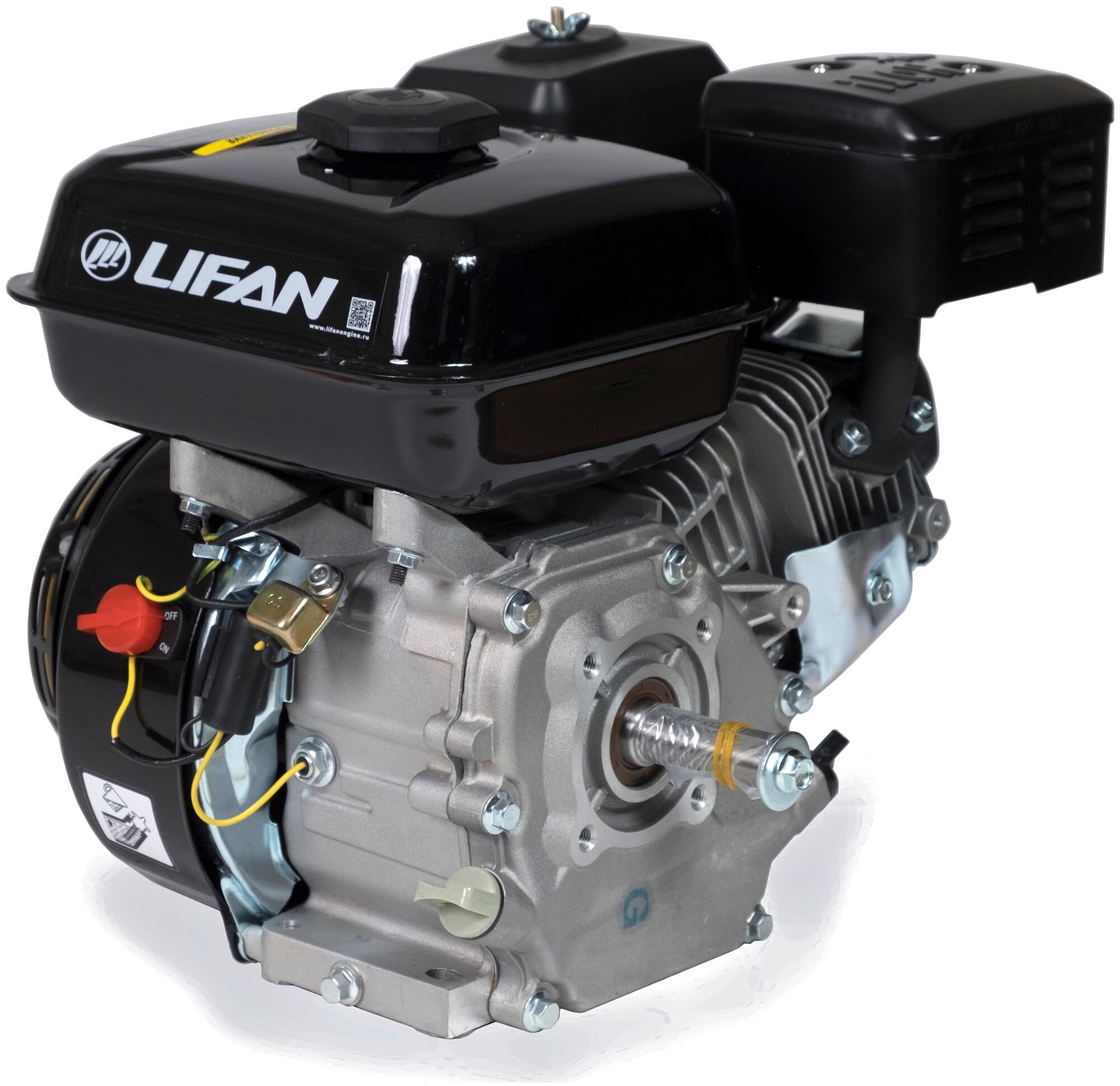 Бензиновый двигатель LIFAN 168F-2 D19 6.5 л.с.