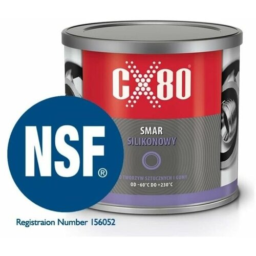 Смазка консистентная силиконовая SILICONE GREASE NSF 500G