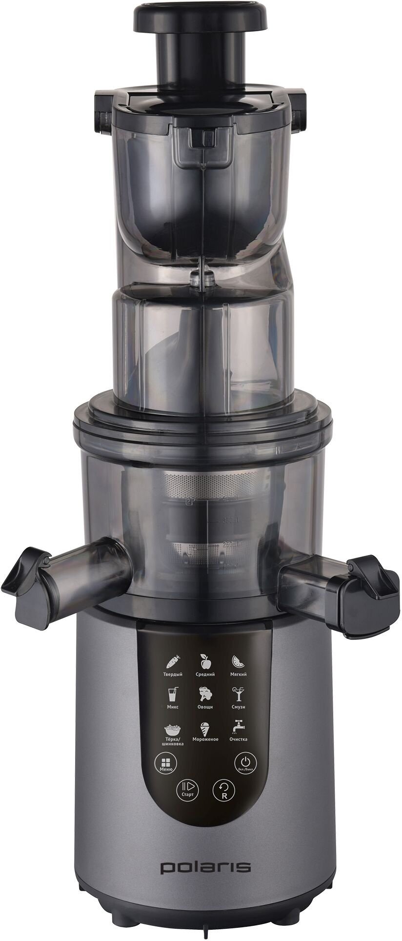 Соковыжималка шнековая Polaris PSJ 0602 (7104) 600 Вт черный
