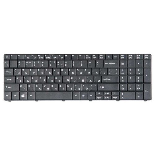 Клавиатура ZeepDeep для ноутбука Acer для Aspire 5335 5542 5542G 5735 5740 5740G 5742 7740 7740G E1 E1-521 E1-531 E1-571G для TravelMate 5335 5542G 5735 5740 5742 5744 7740 8531 8537 8571 8572 для PackardBell для EasyNote TK81 черная гор Enter 102700₽