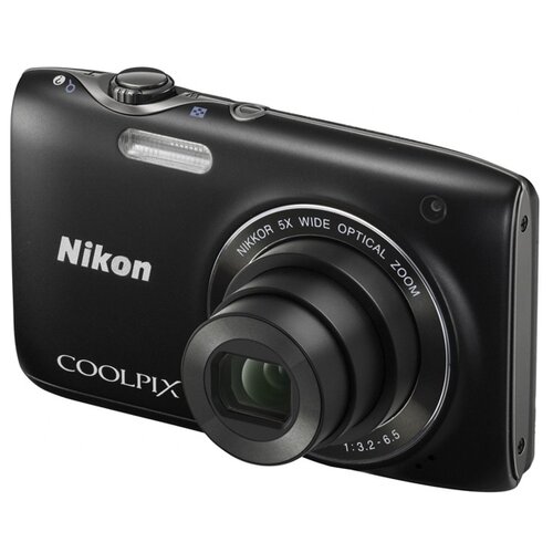 Фотоаппарат Nikon Coolpix S3100 черный 1995000₽