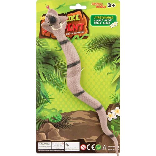 Игрушка-тянучка Змея Animal world, в ассортименте