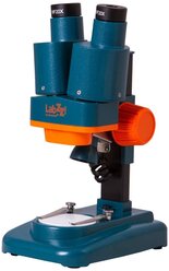 Микроскоп LEVENHUK LabZZ M4 синий/оранжевый/черный