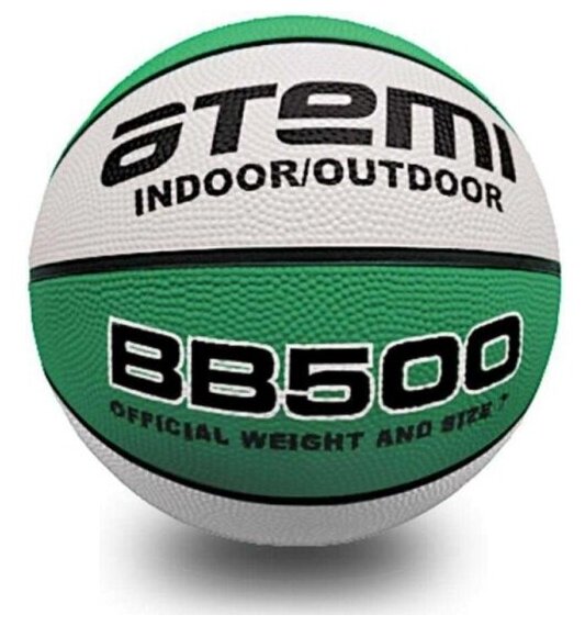 Мяч баскетбольный Atemi BB500, размер 5, резина, 8 панелей