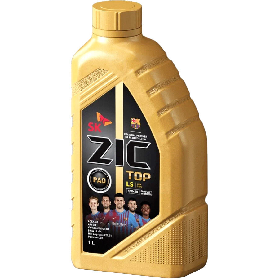 Полусинтетическое моторное масло ZIC TOP 5W-30