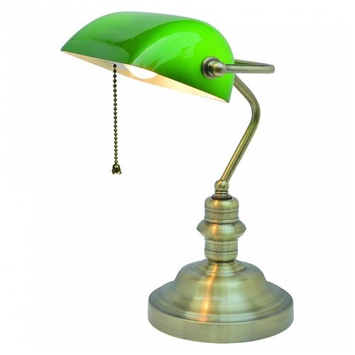 фото Настольная лампа офисная arte lamp banker a2492lt-1ab